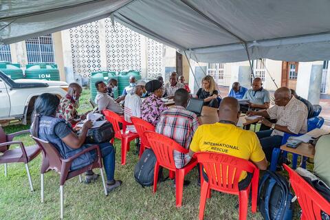 A group discussion A group discussion